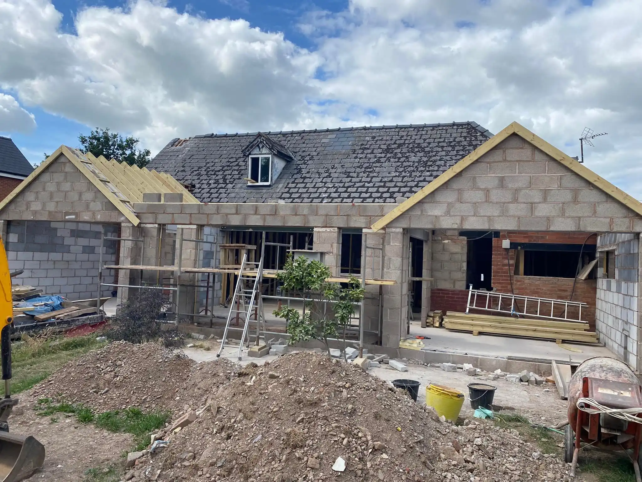 House extension showing additional living space and quality construction